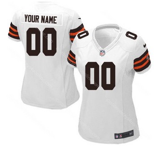 Women's NEW Cleveland Browns Customized white Color Jerseys