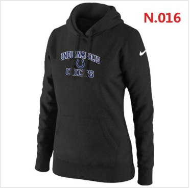 Women's NEW Indianapolis Colts Heart & Soul Pullover Hoodie Black