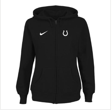 Women's NEW Indianapolis Colts Ladies Tailgater Full Zip Hoodie Black