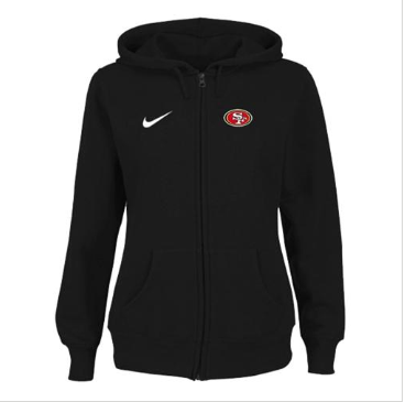 Women's NEW San Francisco 49ers Ladies Tailgater Full Zip Hoodie Black