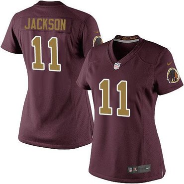 Women's NEW Washington Redskins #11 DeSean Jackson Burgundy Red NFL Jersey