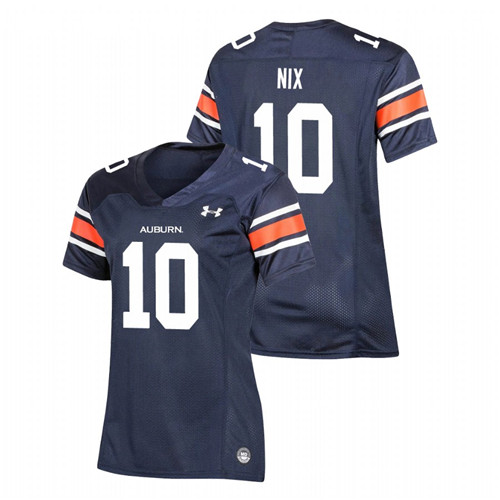 Women's Navy Auburn Tigers Bo Nix Replica Football Jersey