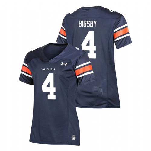 Women's Navy Auburn Tigers Tank Bigsby Replica Football Jersey