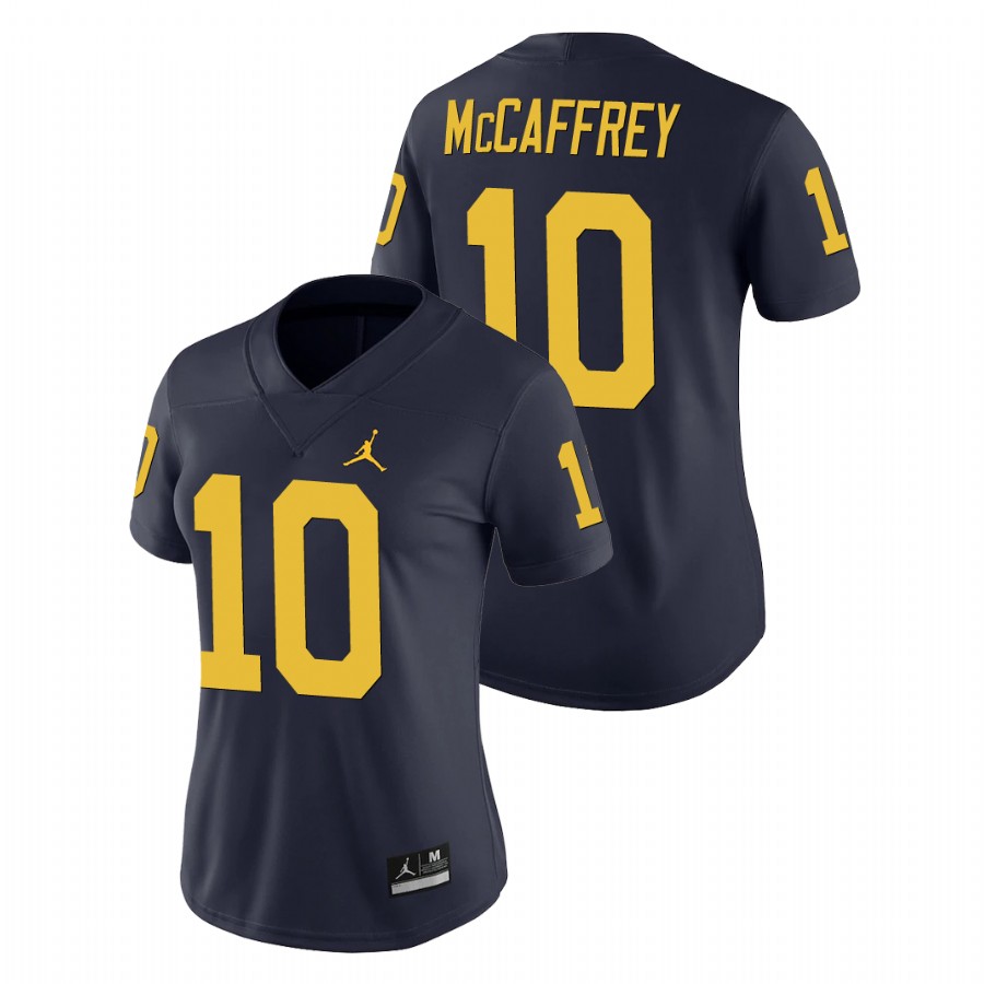 Women's Navy Michigan Wolverines Dylan McCaffrey Game College Football Jersey