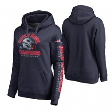 Women's New England Patriots Navy Super Bowl LIII Champions Two Minute Drill Hoodie