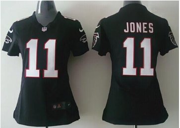Women's New Falcons #11 Julio Jones Black Alternate NFL Elite Jersey