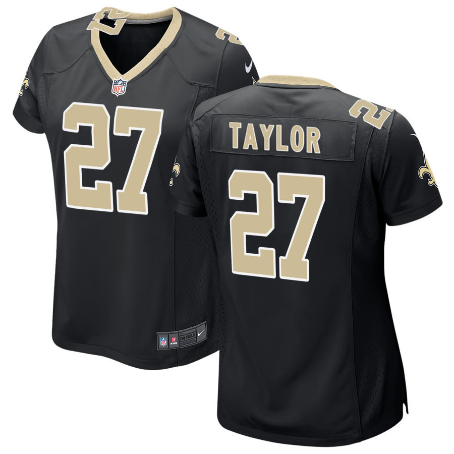 Women's New Orleans Saints #27 Alontae Taylor Nike Black Limited Jersey