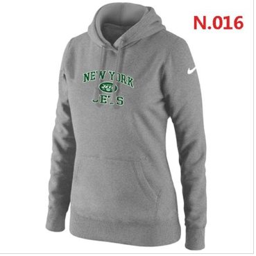 Women's New York Jets Heart & Soul Pullover Hoodie Light Grey