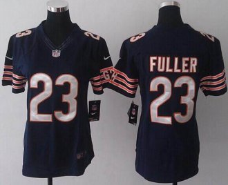 Women's Nike Bears #23 Kyle Fuller Navy Blue Team Color NFL Limited Jersey