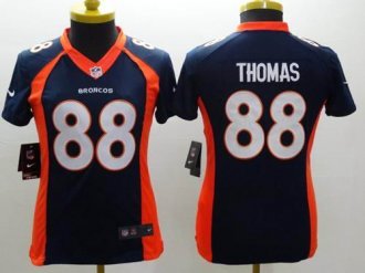 Women's Nike Broncos #88 Demaryius Thomas Blue Alternate NFL New Limited Jersey