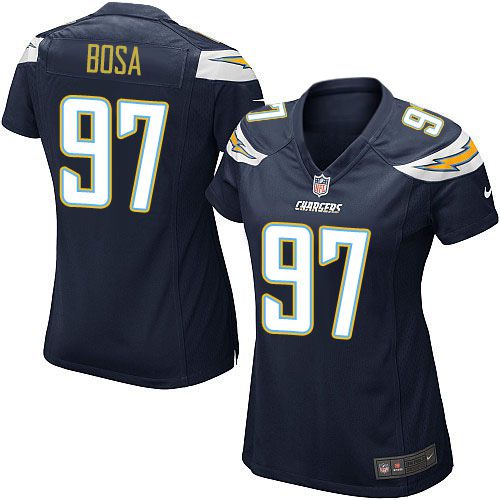 Women's Nike Chargers #97 Joey Bosa Navy Blue Team Color Stitched NFL Elite Jersey