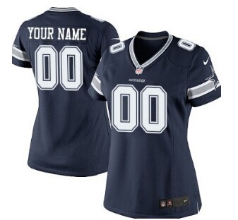 Women's Nike Dallas Cowboys Customized Blue Jersey