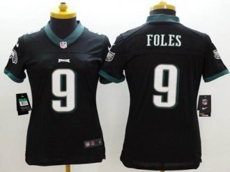 Women's Nike Eagles #9 Nick Foles Black AlternateNFL Limited Jersey