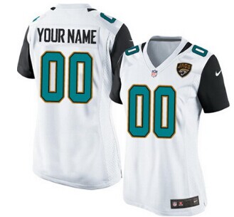 Women's Nike Jacksonville Jaguars Customized 2013 White Limited Jersey