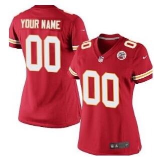 Women's Nike Kansas City Chiefs Customized Red Jersey