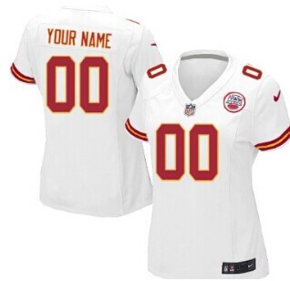 Women's Nike Kansas City Chiefs Customized White Jersey