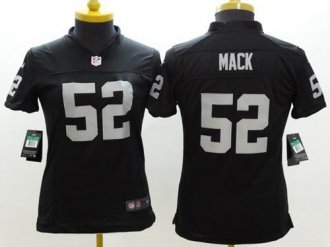 Women's Nike Raiders #52 Khalil Mack Black NFL Limited Jersey