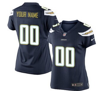 Women's Nike San Diego Chargers Customized 2013 Navy Blue Jersey