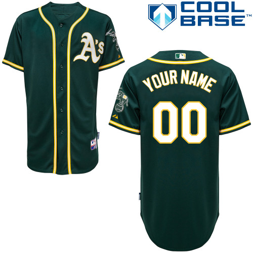 Women's Oakland Athletics Customized Green Jersey