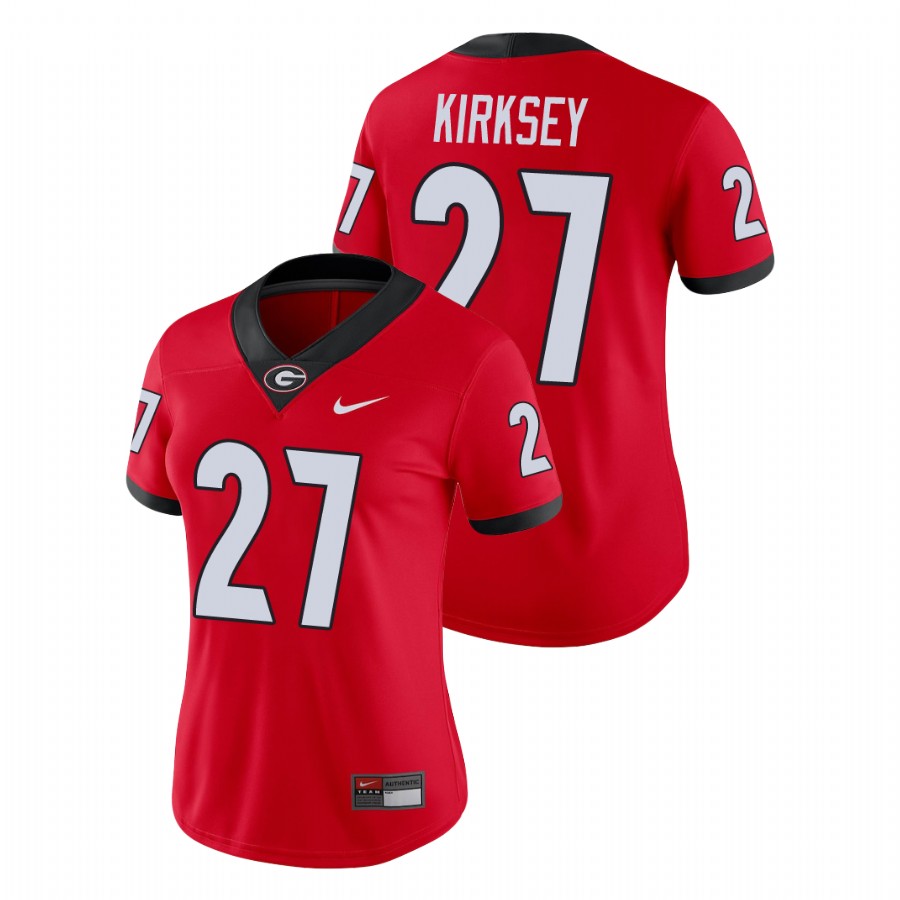 Women's Red Georgia Bulldogs Austin Kirksey Game College Football Jersey