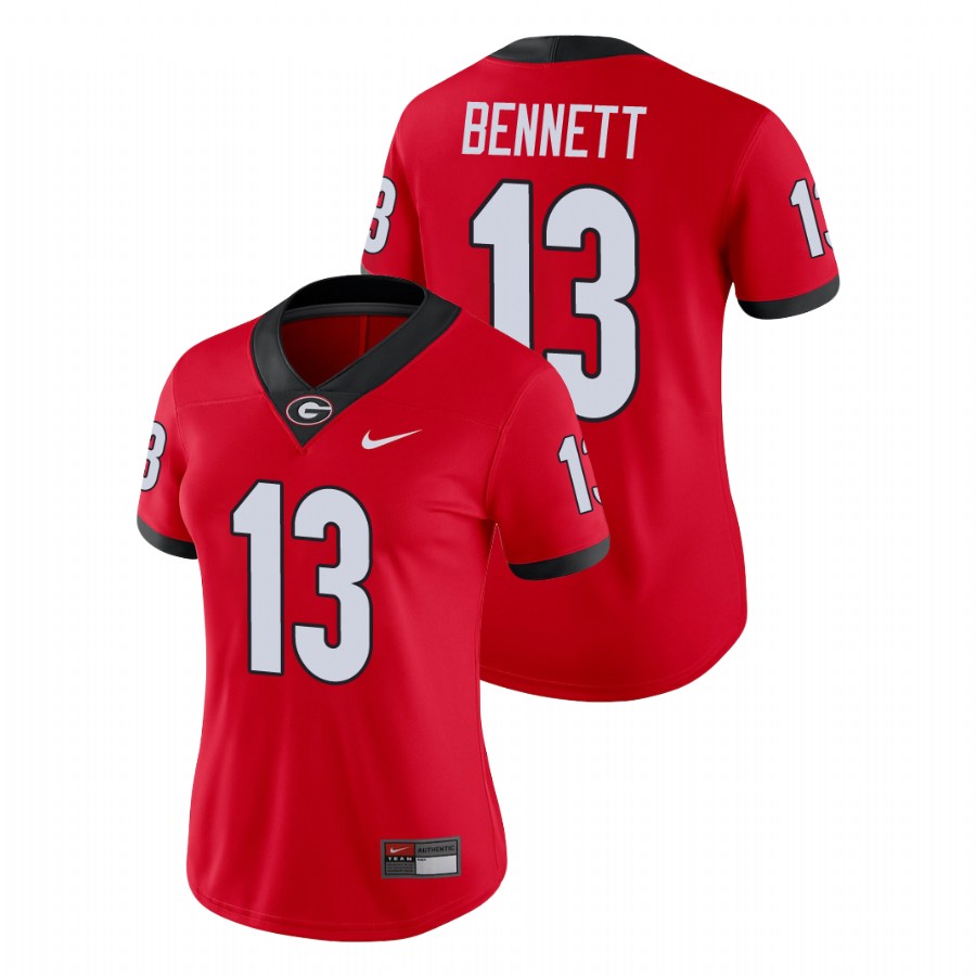 Women's Red Georgia Bulldogs Stetson Bennett Game College Football Jersey