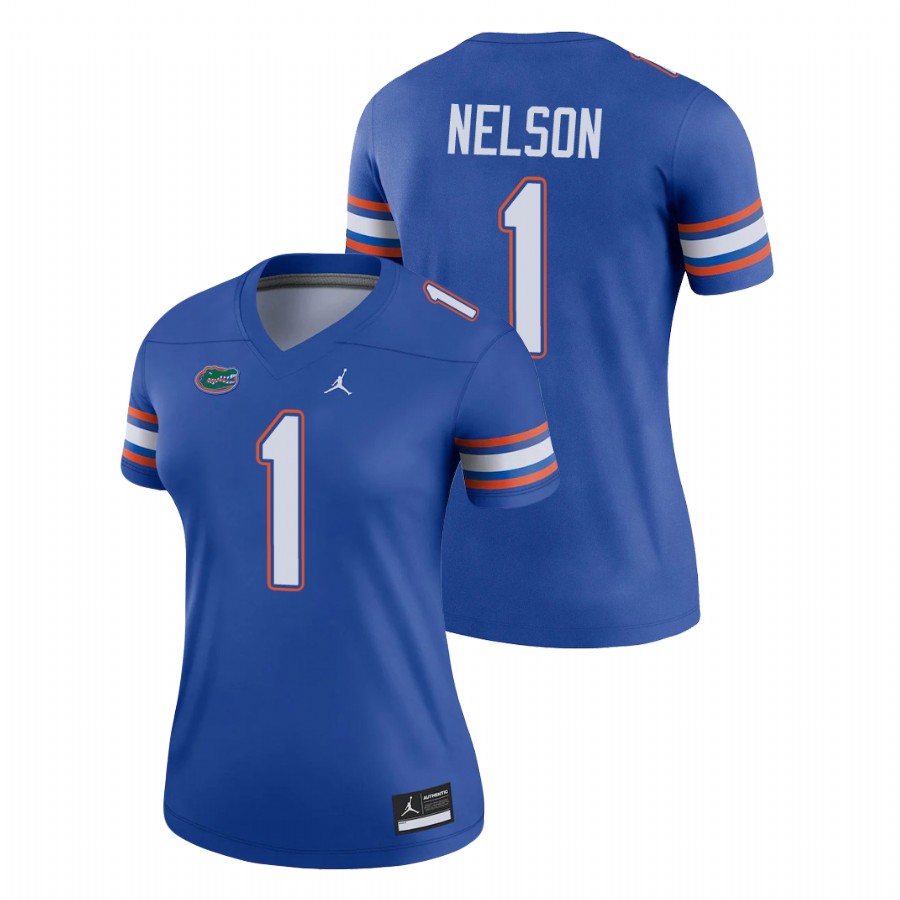 Women's Royal Florida Gators Reggie Nelson College Football Legend Jersey