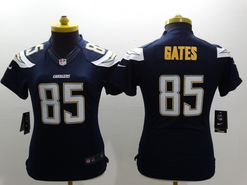 Women's San Diego Chargers #85 Antonio Gates 2013 Navy Blue Nike Limited Jersey
