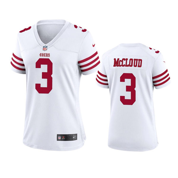 Women's San Francisco 49ers #3 Ray-Ray McCloud Nike White Limited Player Jersey