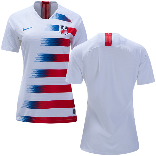 Women's USA Blank Home Soccer Country Jersey