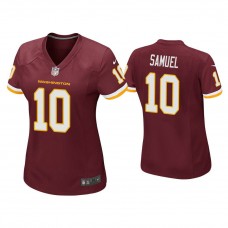 Women's Washington Football Team #10 Curtis Samuel Burgundy Game Jersey