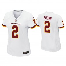 Women's Washington Football Team #2 Dyami Brown White Game Jersey