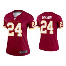 Women's Washington Football Team #24 Antonio Gibson Burgundy Jersey