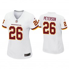 Women's Washington Football Team #26 Adrian Peterson White Game Jersey
