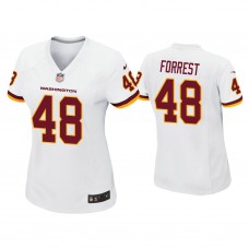 Women's Washington Football Team #48 Darrick Forrest White Game Jersey