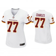 Women's Washington Football Team #77 Saahdiq Charles White Game Jersey