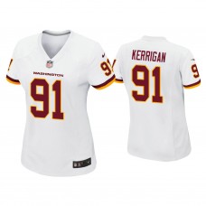 Women's Washington Football Team #91 Ryan Kerrigan White Game Jersey