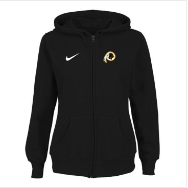 Women's Washington Redskins Ladies Tailgater Full Zip Hoodie Black