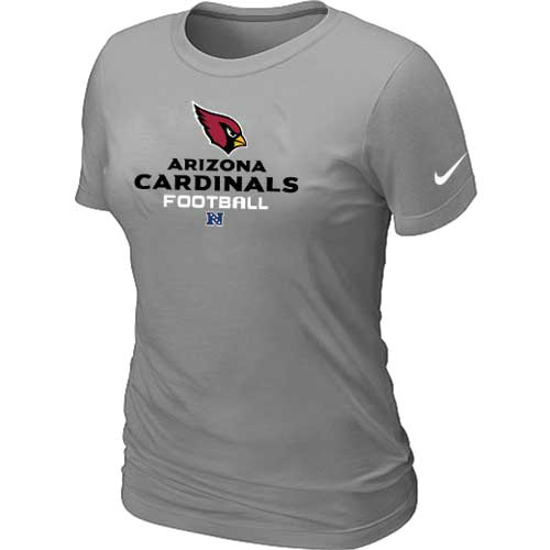 Women Arizona Cardicals Light Grey T-Shirt