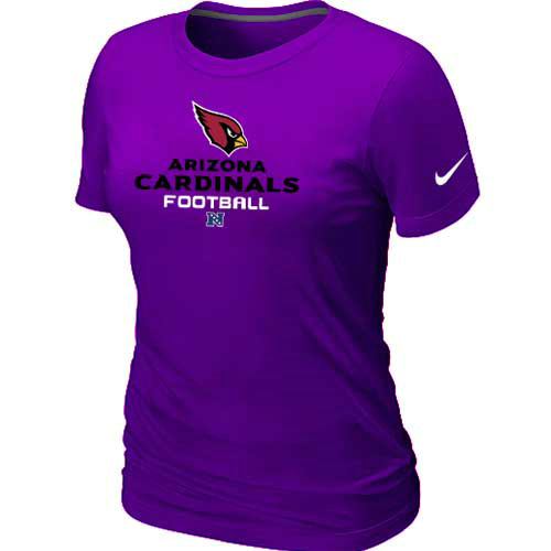 Women Arizona Cardicals Purple T-Shirt