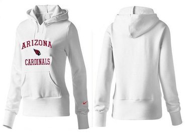 Women Arizona Cardinals Logo Pullover Hoodie-- (10)