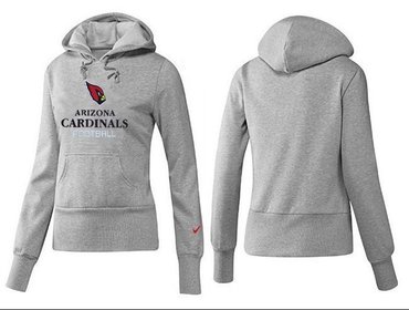 Women Arizona Cardinals Logo Pullover Hoodie-- (30)