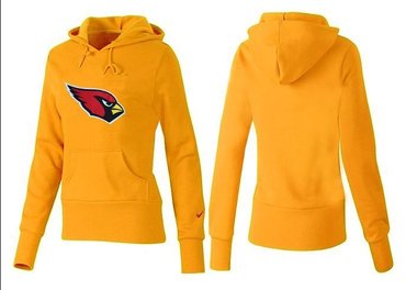 Women Arizona Cardinals Logo Pullover Hoodie-- (4)