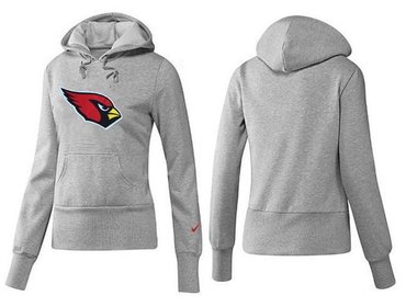 Women Arizona Cardinals Logo Pullover Hoodie-- (5)