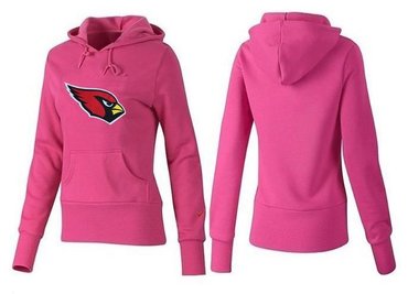Women Arizona Cardinals Logo Pullover Hoodie-- (7)