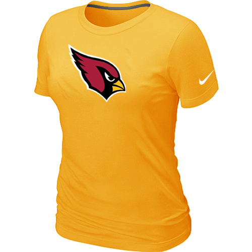 Women Arizona Cardinals Yellow-T-Shirts
