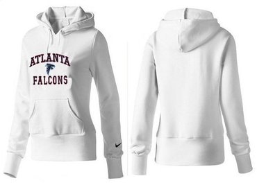 Women Atlanta Falcons Logo Pullover Hoodie-- (10)