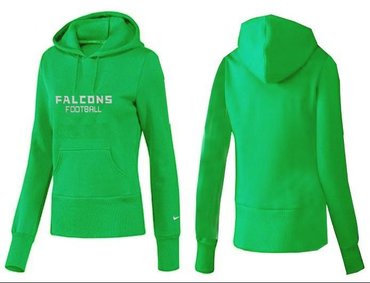 Women Atlanta Falcons Logo Pullover Hoodie-- (46)