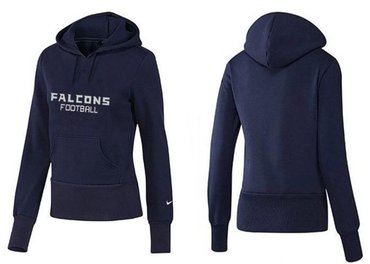 Women Atlanta Falcons Logo Pullover Hoodie-- (48)