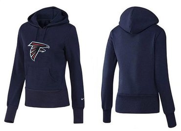 Women Atlanta Falcons Logo Pullover Hoodie-- (9)