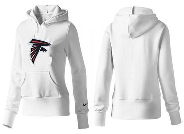 Women Atlanta Falcons Logo Pullover Hoodie